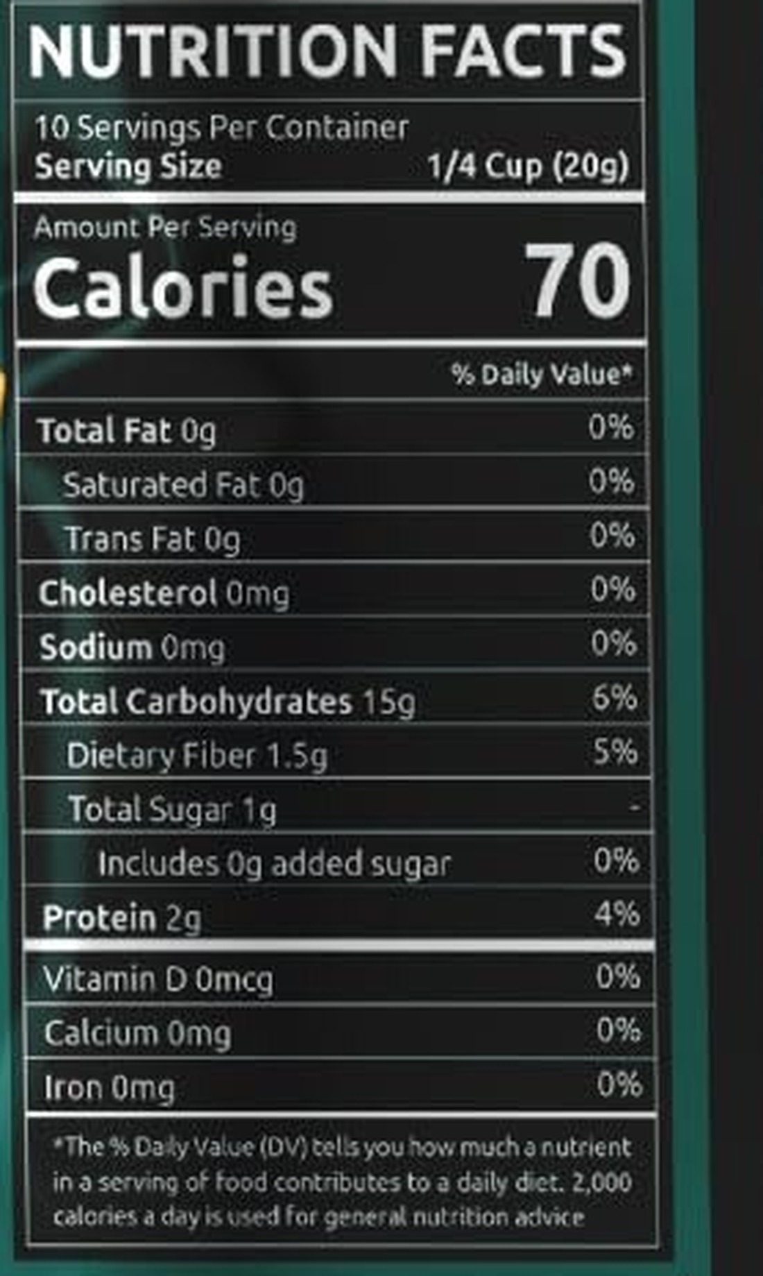 Prasadam Makhana label