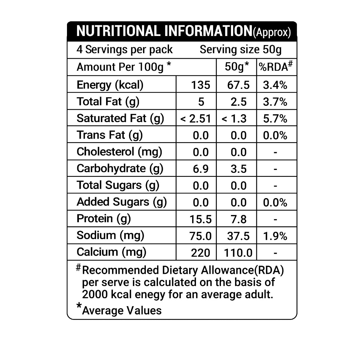 Briya's Tofu label