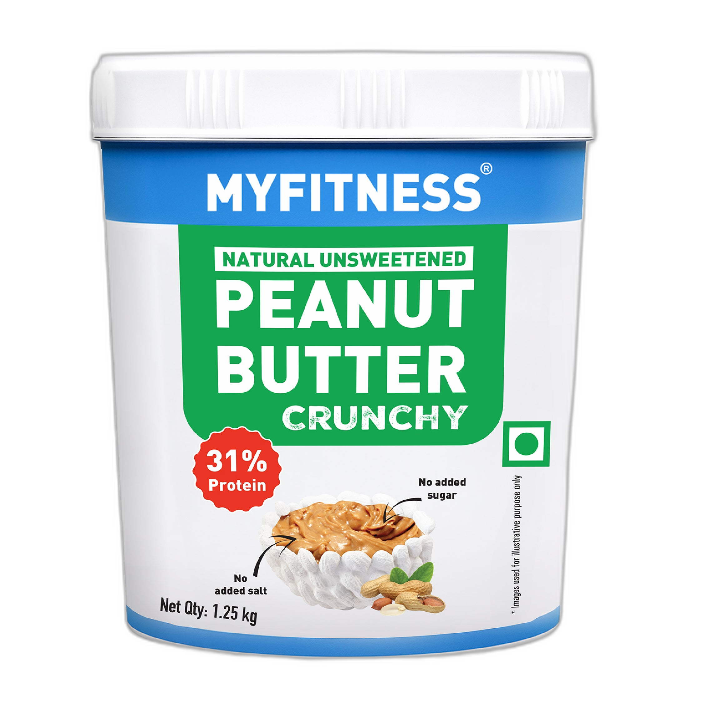 Natural Unsweetened Peanut Butter Crunchy